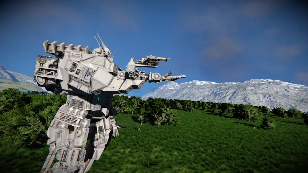 Mecha Firing sequence Space Engineers Xbox