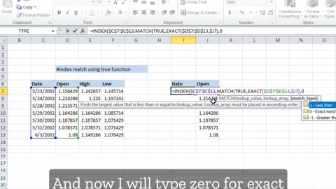 Advance Index Formula