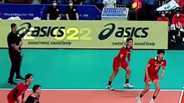 Here comes the BOOM 🤯 #volleyballworld #spike #superspike #volleyball
