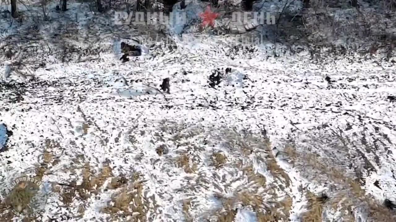 Don't watch it very violent||FPV drone annihilated a Ukrainian soldier.