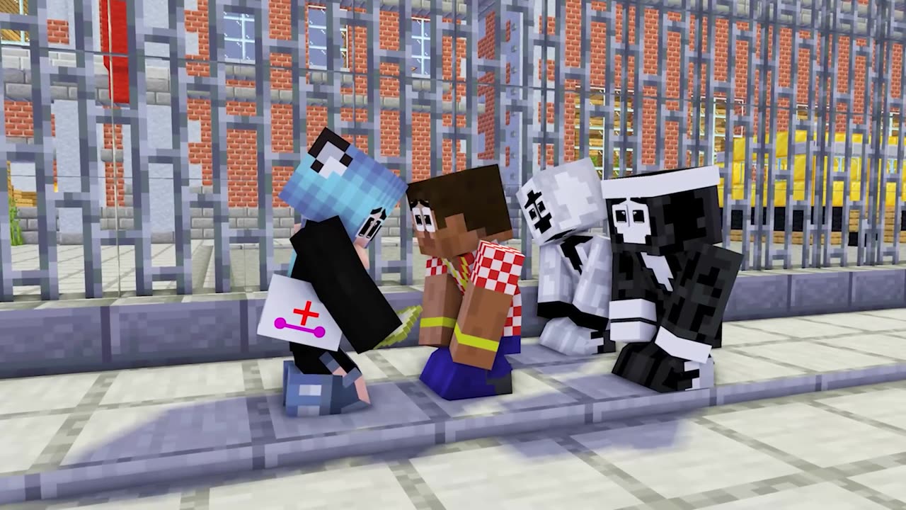 Monster School Scarface Herobrine Hero Say Goodbye Sad Story But Happy Ending - Minecraft Animation