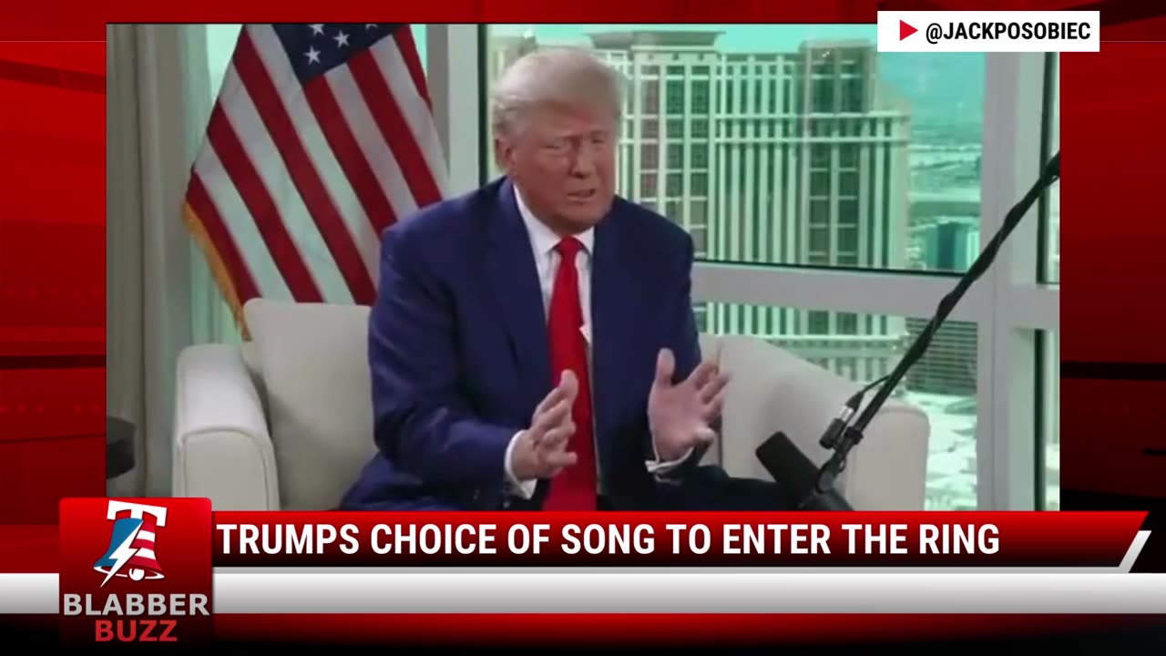 Trumps Choice Of Song To Enter The Ring