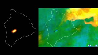 Satellite Imagery Captures Mauna Loa Eruption