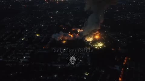 Insane Detonation of Russia Ammo in Dontesk