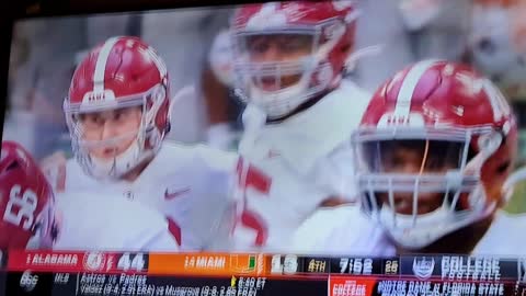 Alabama 44 Miami 13