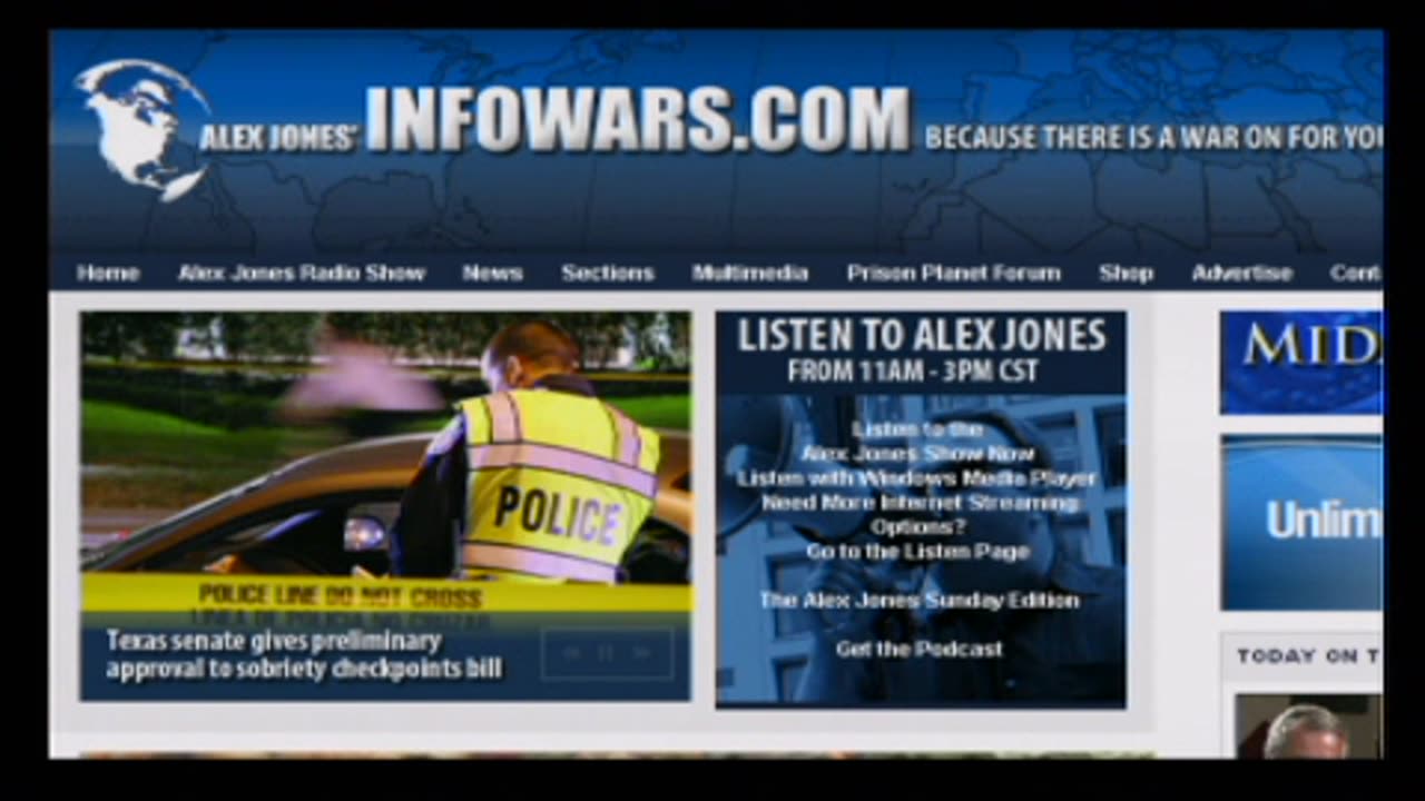 The Alex Jones Show - April 02, 2009