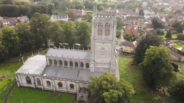 Castle and Church in Tickhill - Yorkshire