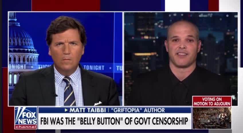 Tucker Carlson Jan 4, 2023 Schifty demand Twitter censor accounts that promote Qanon.