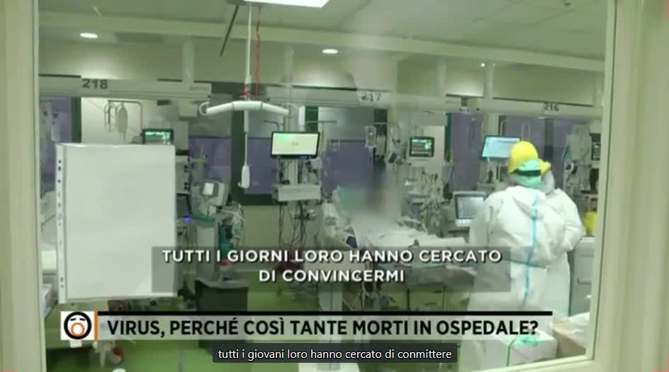 intubazione per covid testimonianze gennaio 2022