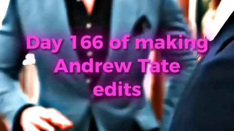 Day 166 of 75 hard challenge of making Andrew tate edits until he recognize ME.#tate #andrewtate