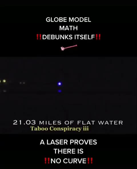 Globe model math debunks itself.