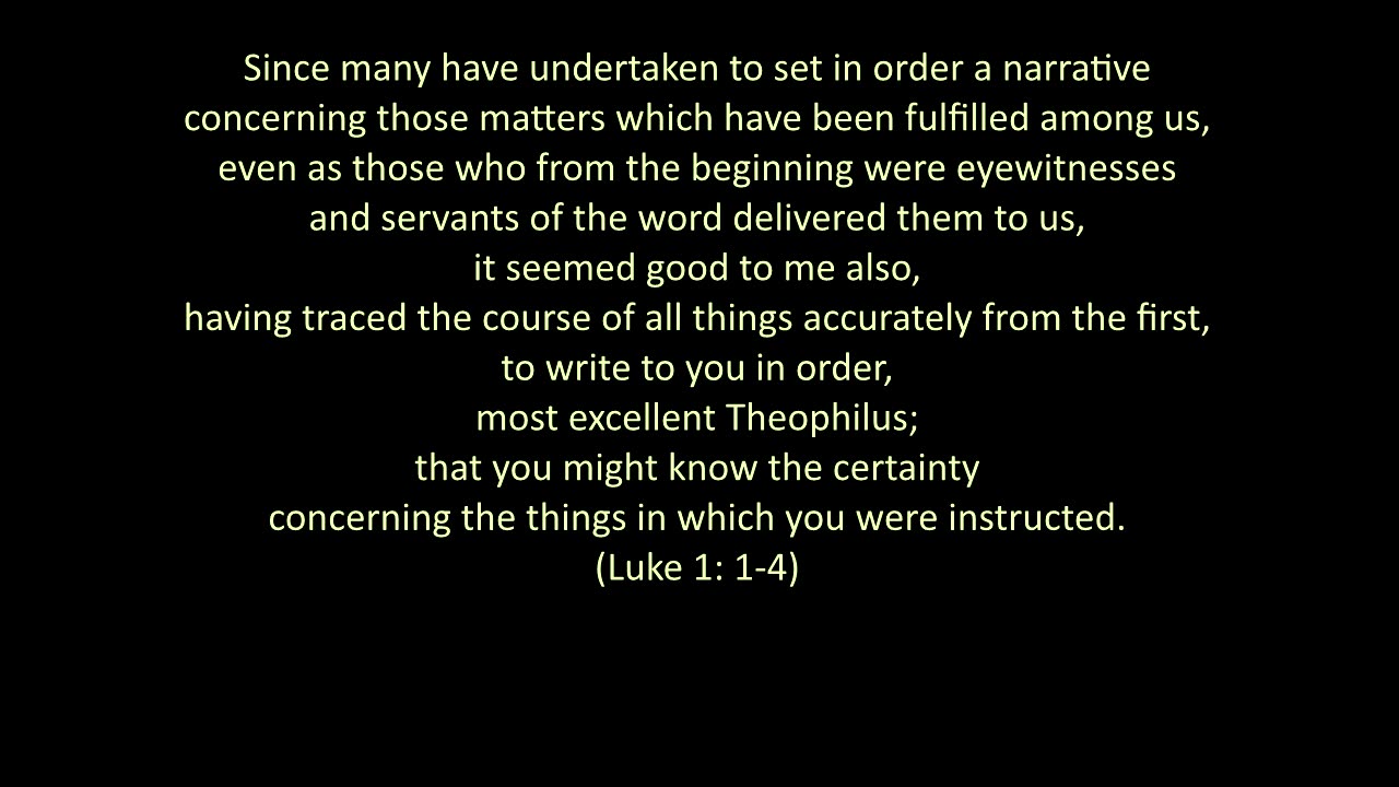 The Factuality and Facticity of Luke's gospel. Donald Macleod. Free Church of Scotland. Inspiration