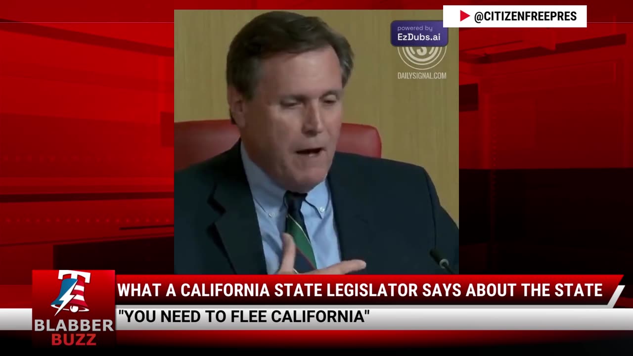 What A California State Legislator Says About The State