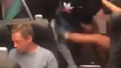 Uk Trains and racist acts in action