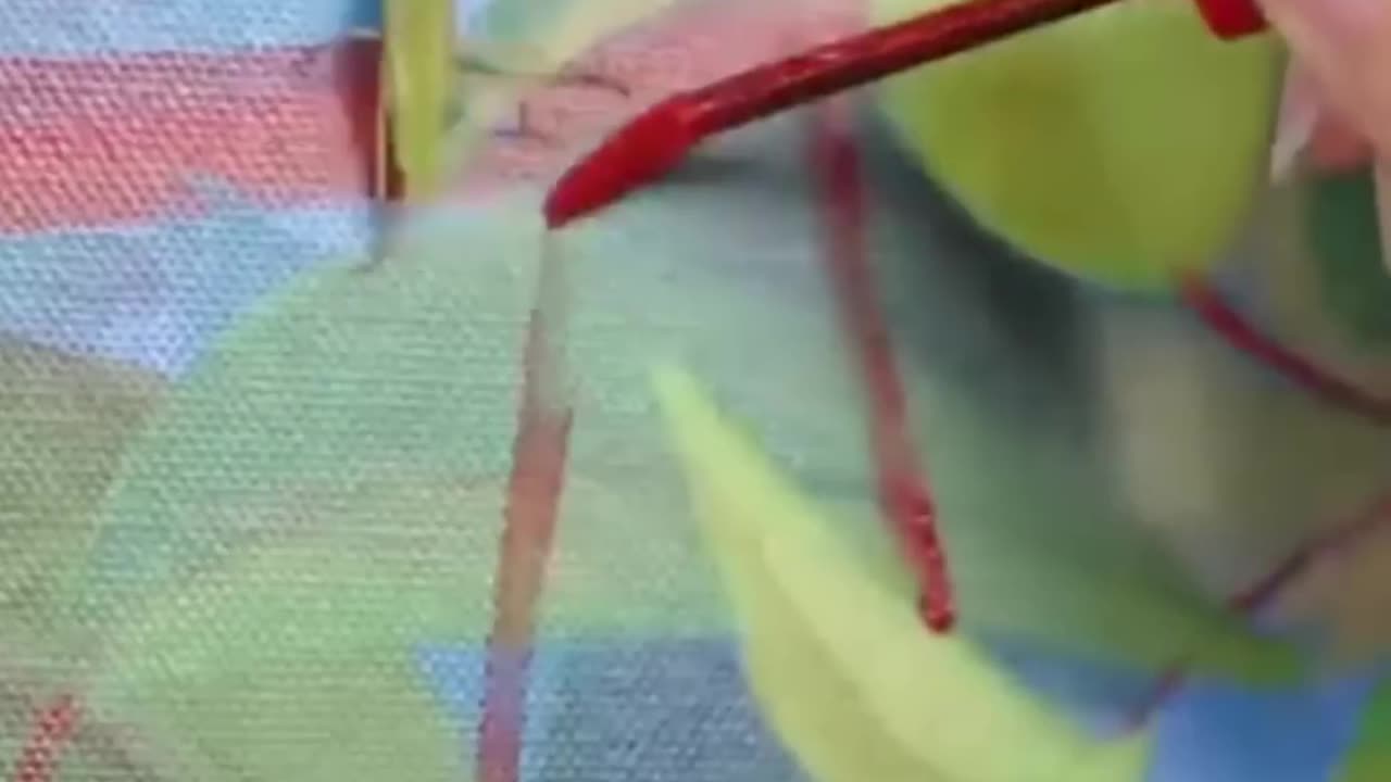 Made this beautiful painting by wasting color😱#shorts #viral #painting