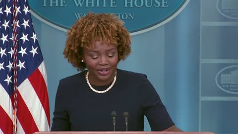 White House Press Secretary Karine Jean-Pierre briefing reporters & taking questions...