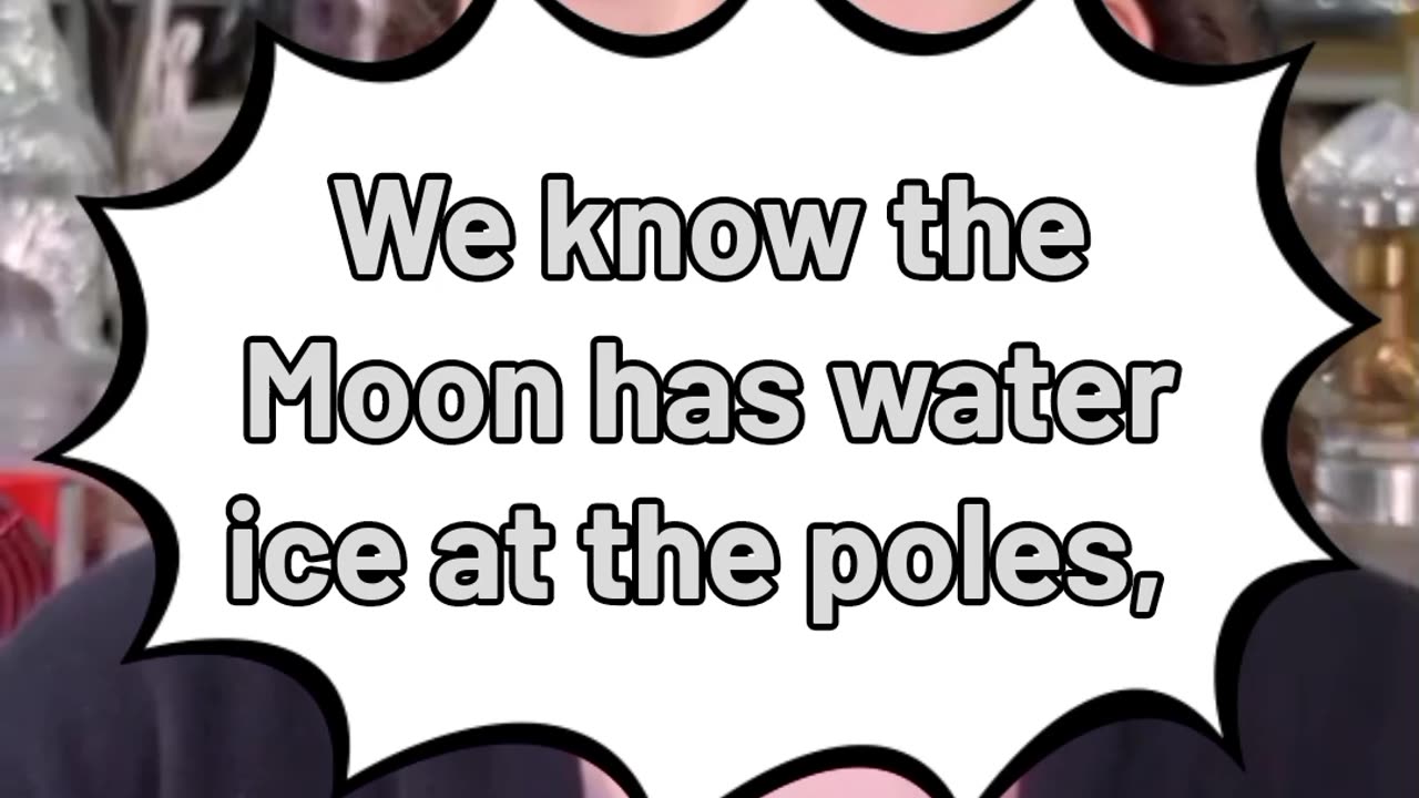 We know the Moon has water ice at the poles,