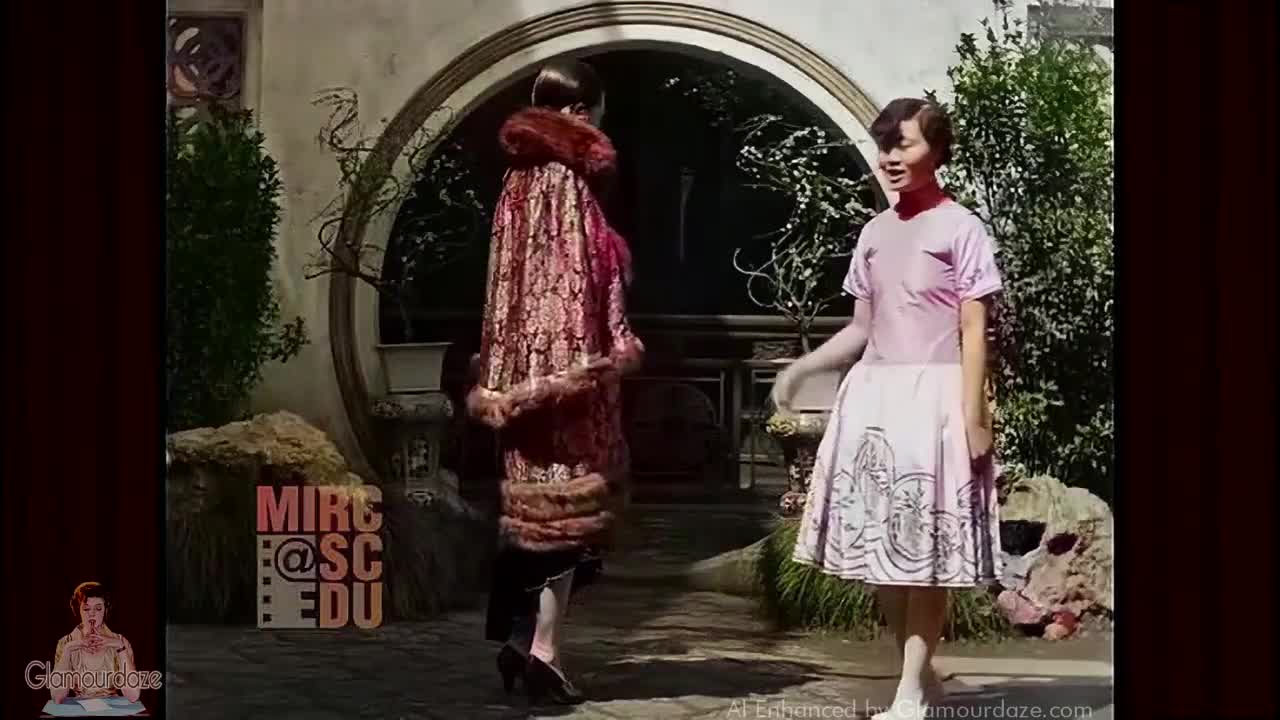 Beautiful 1920s Shanghai Girls in New AI Restored 1929 Fashion Film