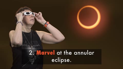 Annular Eclipse Safety GIFs with Nicola Fox