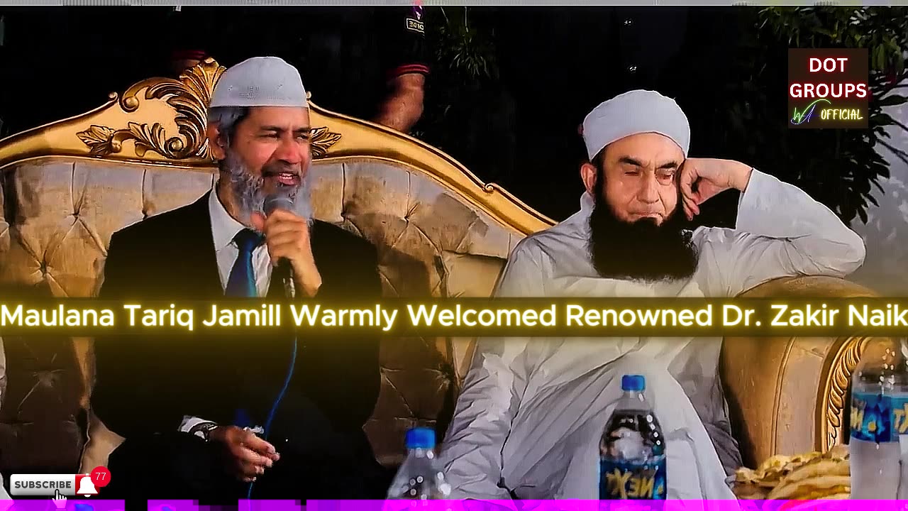 Dr. Zakir Naik Greeted With Warmth & Respect By Maulana Tariq Jamil | DOTGroups