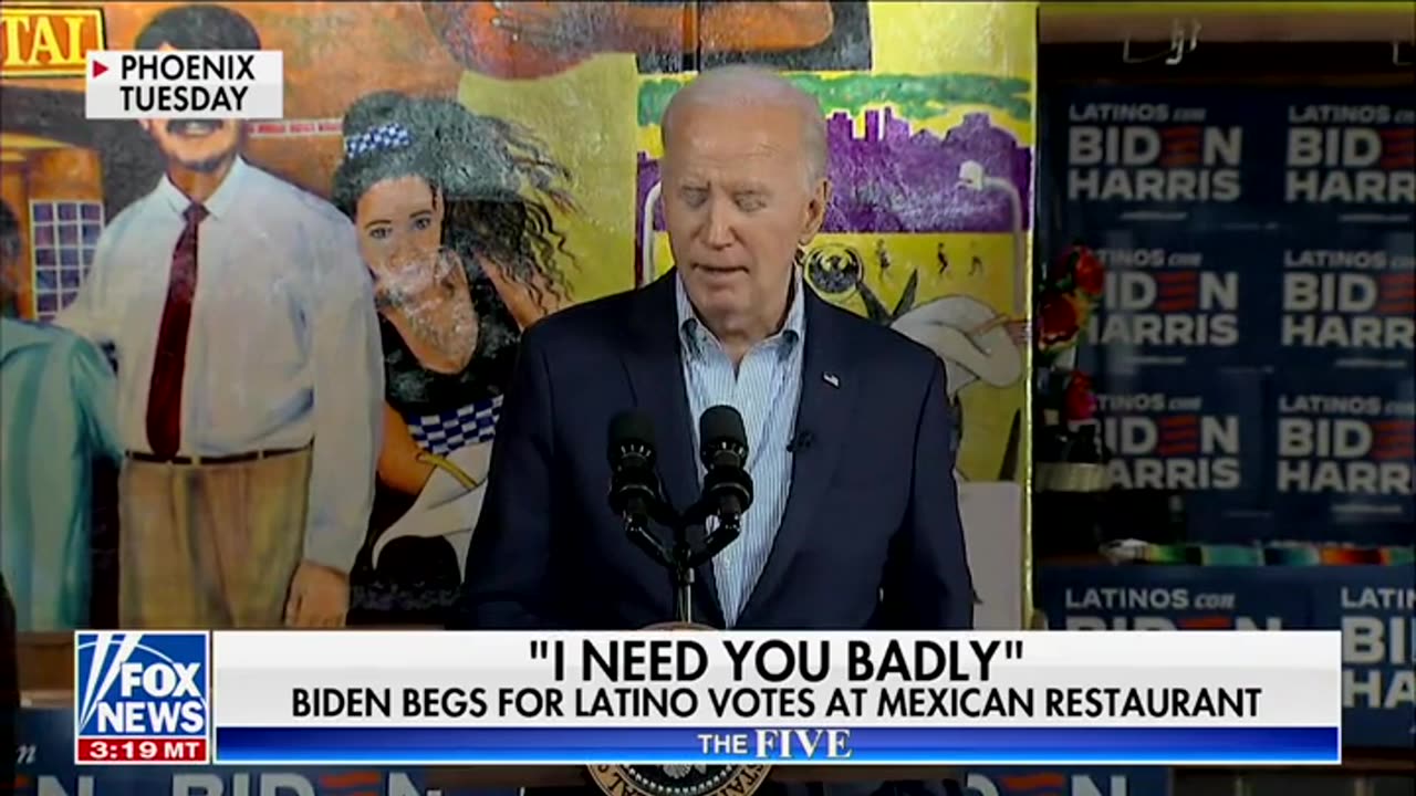 Things are so bad, Biden's having to literally beg Hispanics for their vote.