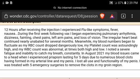 THE J AND J JAB IS THE NEW VIAGRA - DUDE HAS A 5 DAY ERECTION AND NEEDS MULTIPLE SURGERIES