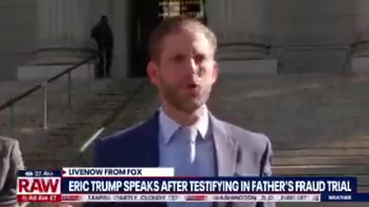 Eric Trump speaks out about the New York AG politically persecuting Trump and his family