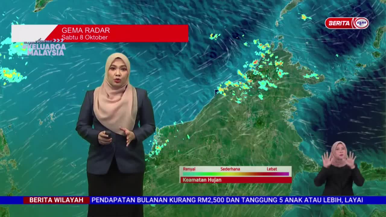 8 OKT 2022 -BERITA WILAYAH-MET MALAYSIA LAPORAN CUACA