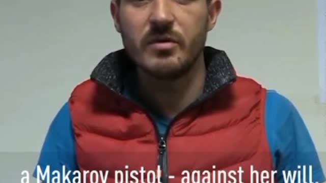 Detained Ukrainian soldier Serhiy Batinsky talks about how he raped a woman from Mariupol