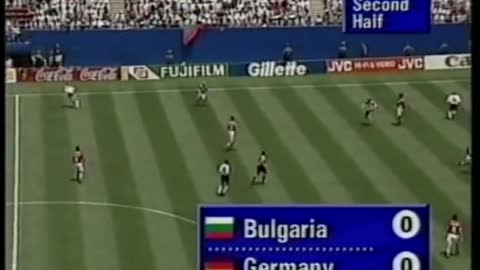 Bulgaria VS Germany World Cup 1994 USA