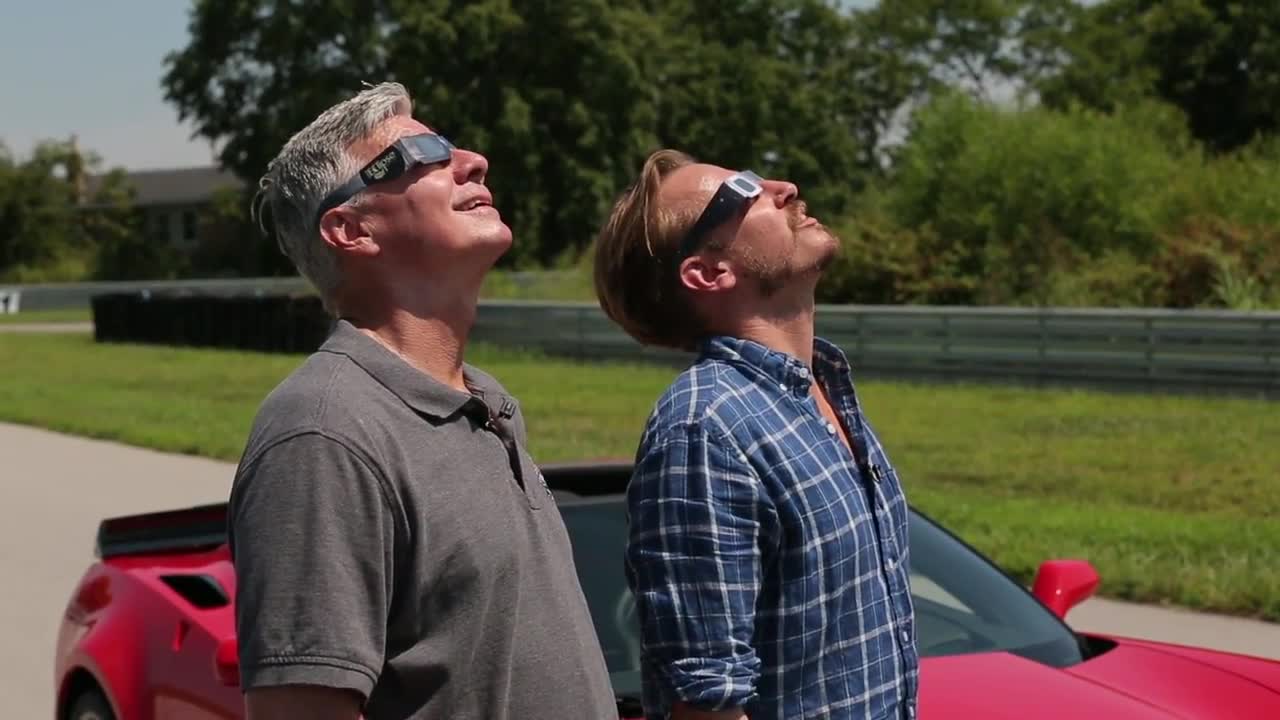 Experiencing the Great American Eclipse in the Great American Sports Car