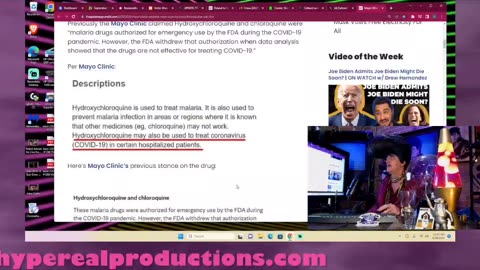 Trump told you! Hydroxychloroquine is an effective treatment for Covid