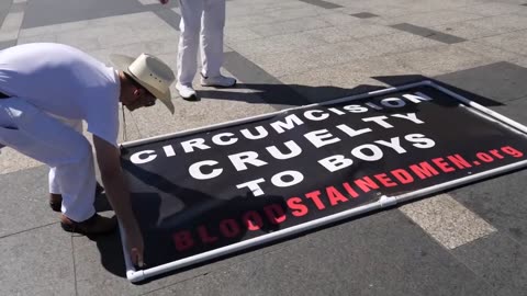 San Francisco Circumcision Protest by Bloodstained Men