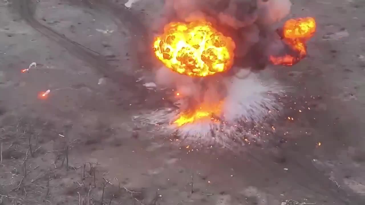 Insane Detonation of a Russian APC(Must-See)