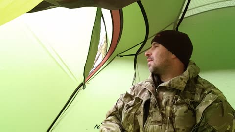 Morning vlog in the tent 24th March 2023