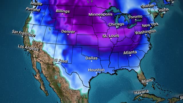 Arctic blast this week brings the coldest Christmas in nearly 40 years for millions