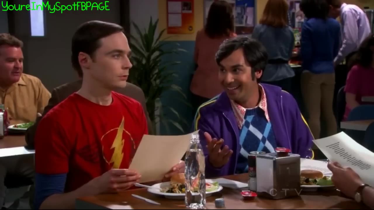 Raj's Halloween Menu - The Big Bang Theory