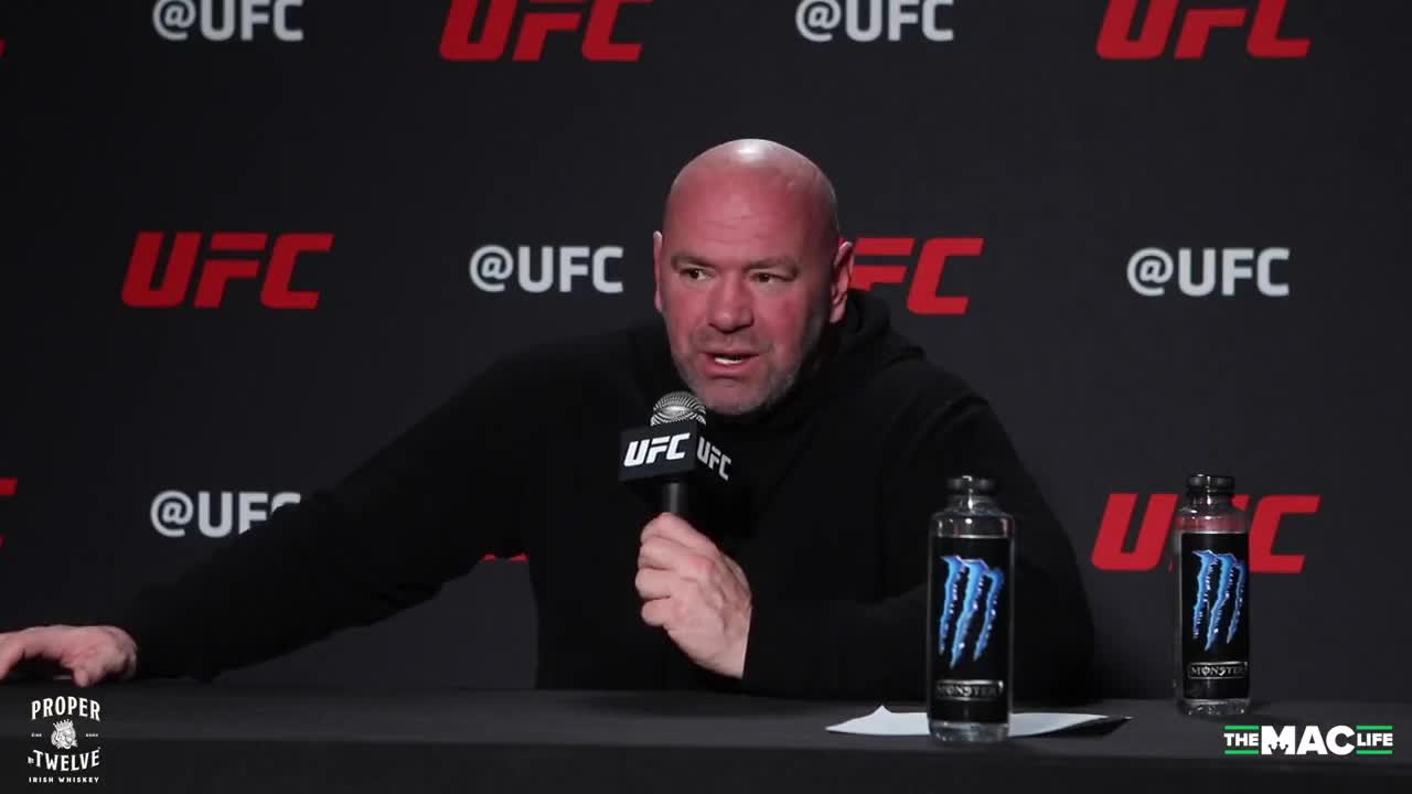 Dana White - UFC Boss thoughts on CONvid