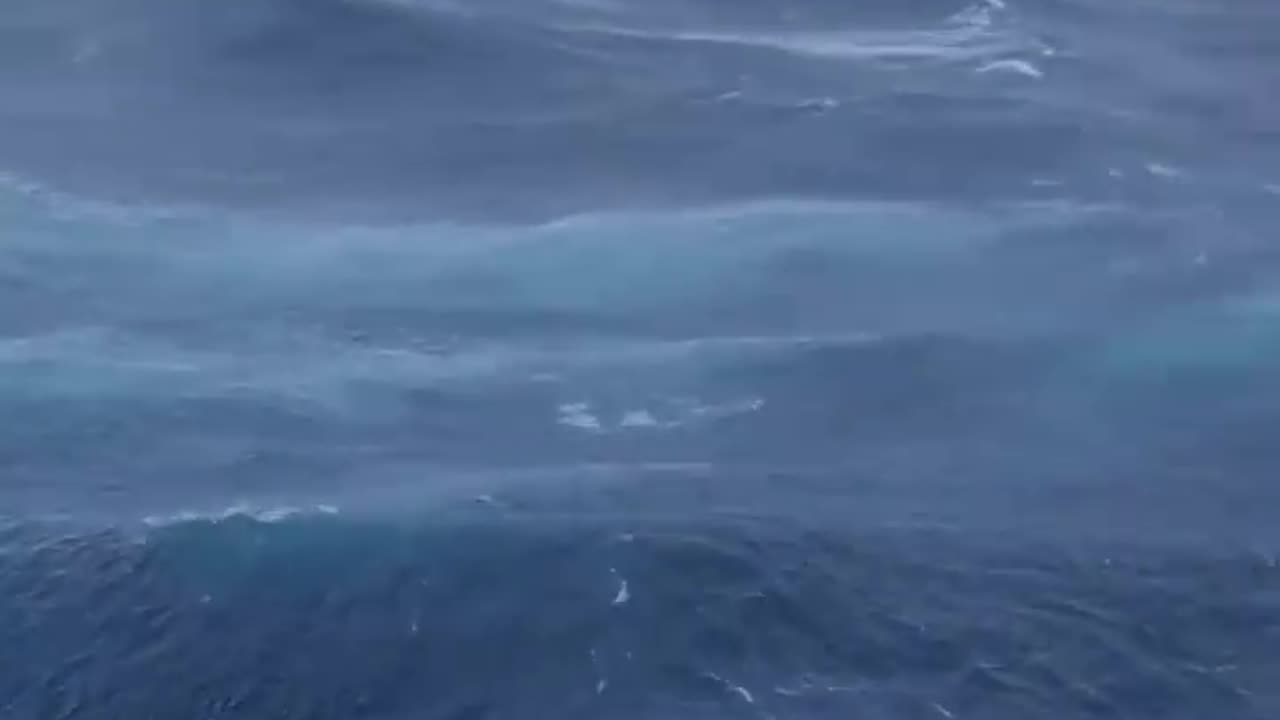 Ocean at night is very dark
