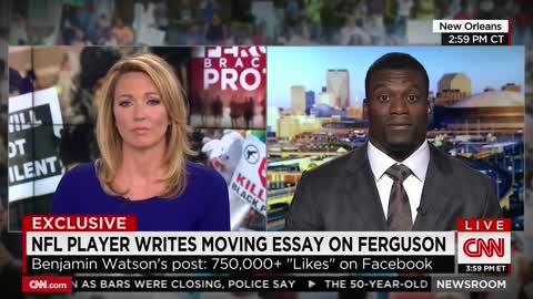 NFL Star Benjamin Watson Mic Cut Off On CNN When He Mentions Jesus Christ