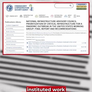 The US Government already had a plan for Lockdown since 2007.