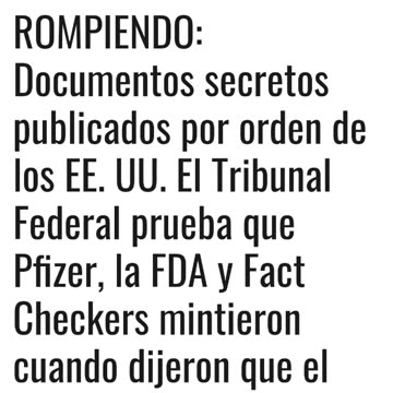 Esto llevan los inyectados