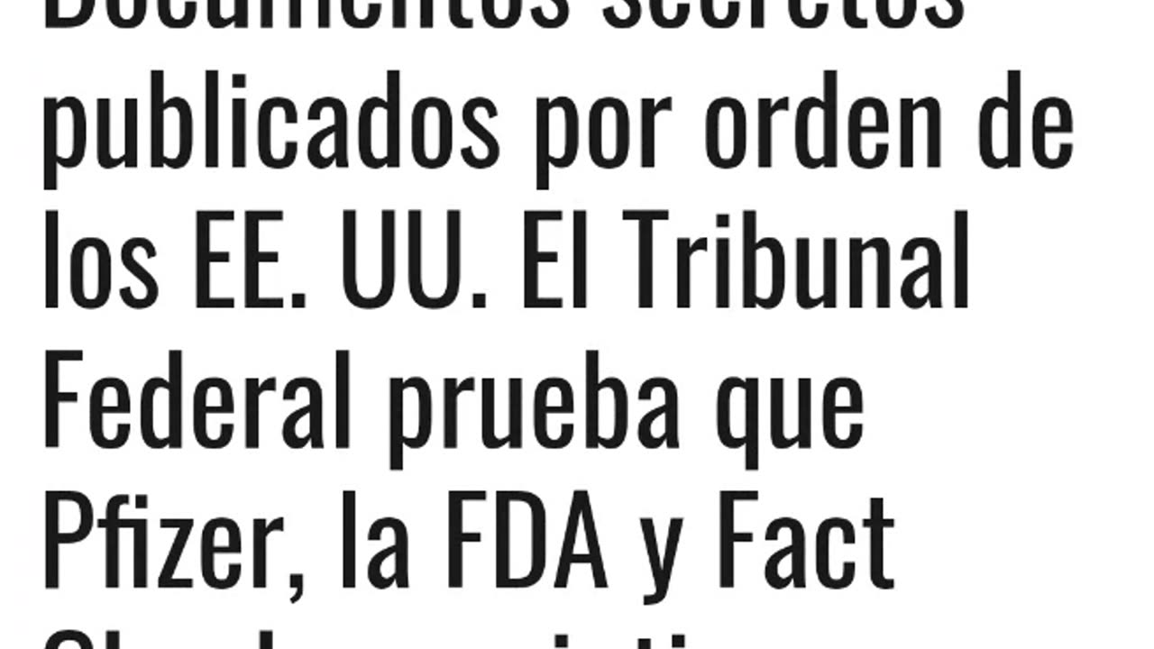 Esto llevan los inyectados