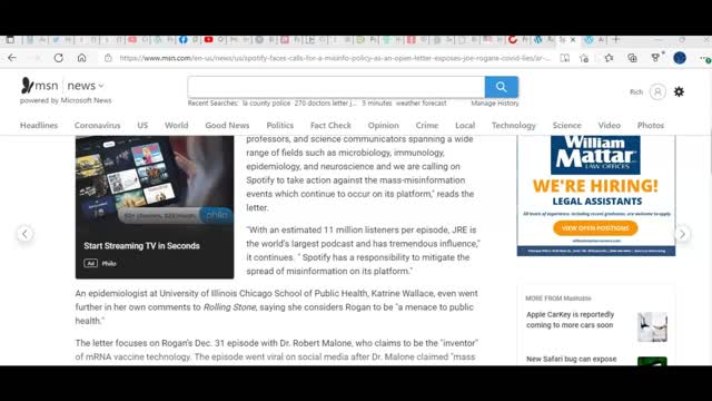Communists send letter to Spotify to get Joe Rogan off the air