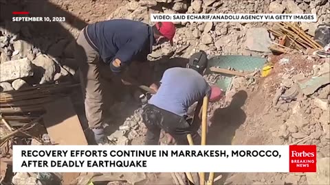 WATCH- Recovery Efforts Continue In Marrakesh, Morocco, Following Deadly Earthquake