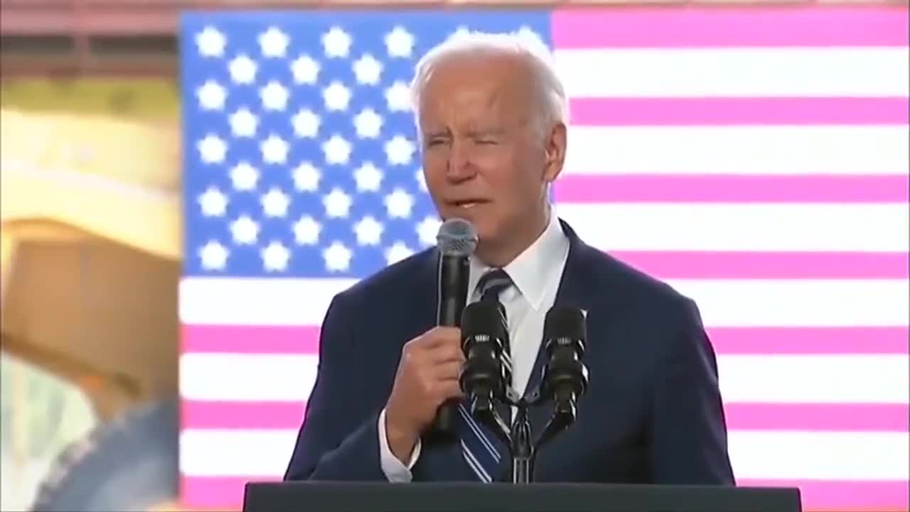 Biden doesn't know what he's saying 😁