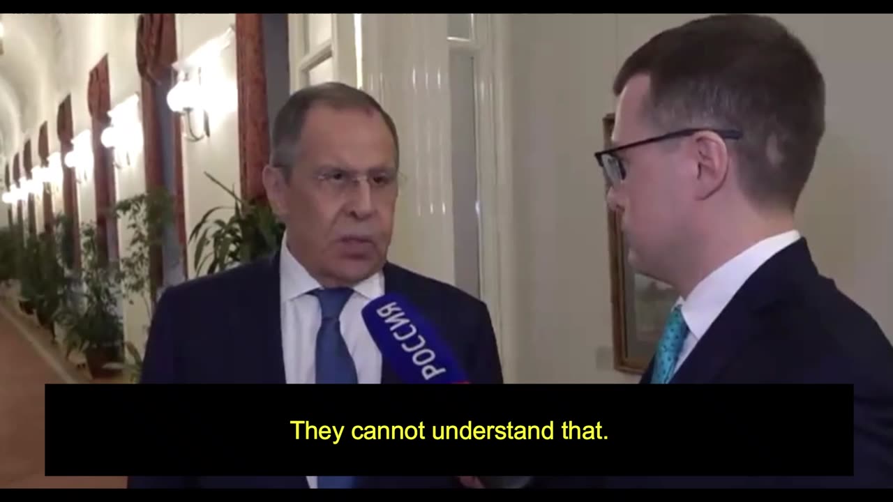 FM Lavrov on destruction of American MQ-9 "Reaper" drone over the Black Sea