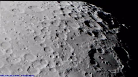 Live Footage Close Up I Show Water Ice all over Clavius & we see the Colour too