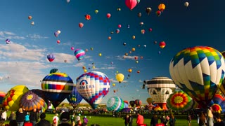 Balloon Fiesta 2017: Hundreds of Balloons in ½ Minute