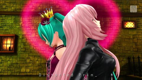 Project DIVA F 2nd - Distorted Princess by 8#Prince ft Miku Luka - PV Edit re-created by xtokashx